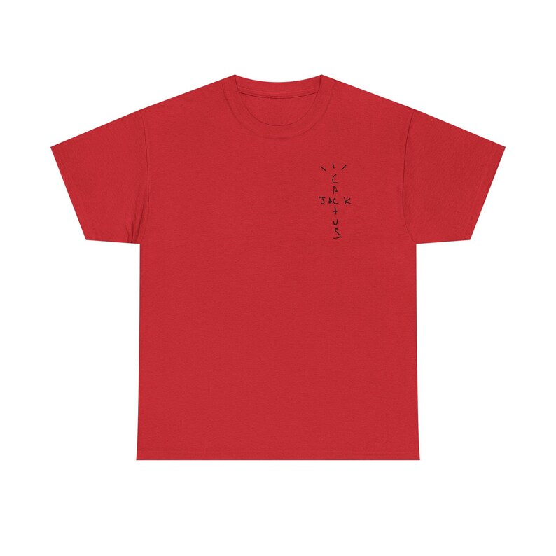 Travis Scott Cactus Jack Graphic Tee, Gildan Heavy Cotton Shirt image 15