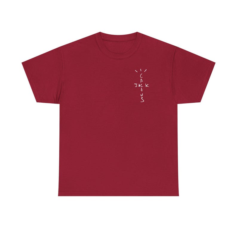 Travis Scott Cactus Jack Graphic Tee, Gildan Heavy Cotton Shirt image 17