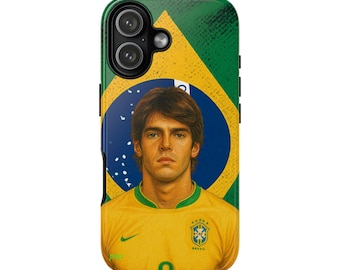 Kaka Brasil Soccer Phone Case: Dual Layer Protective Cover