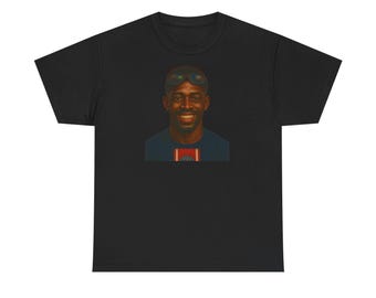 Ousmane Dembele PSG Graphic Tee: Soccer Fan Portrait Shirt