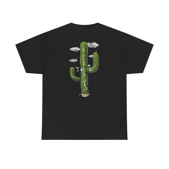 Travis Scott Cactus Jack Graphic Tee, Gildan Heavy Cotton Shirt