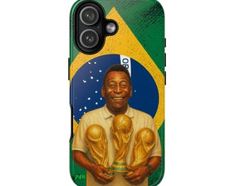 Pele Phone Case: Football Soccer Protective Cover