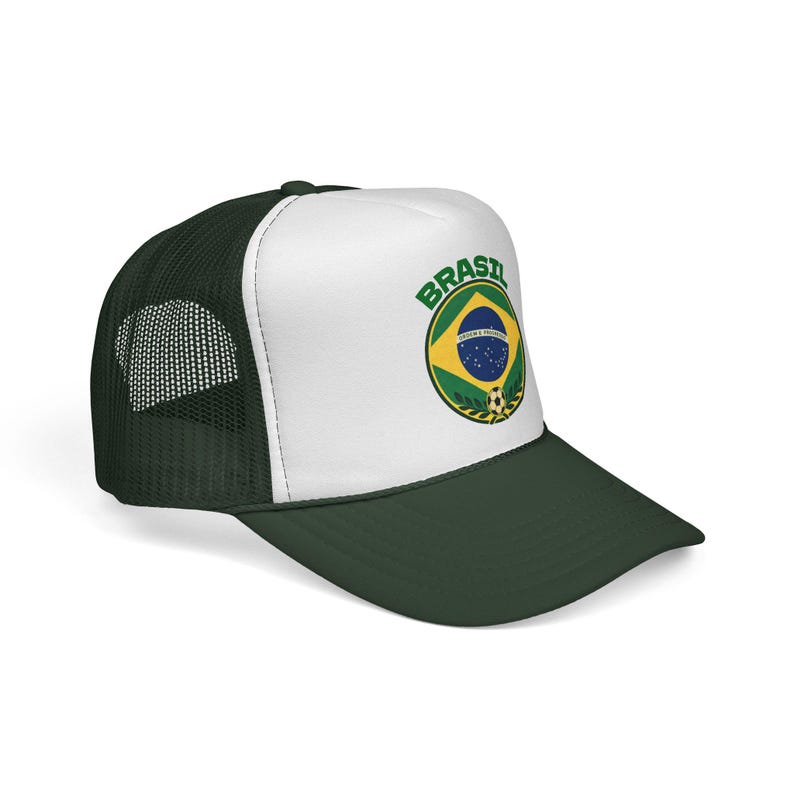 Brasil / Brazil Football Crest Trucker Hat | Fifa World Cup Football Hat | Soccer Champions image 12