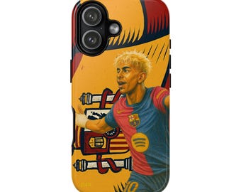 Lamine Yamal Barcelona Phone Case: Football Soccer Gift