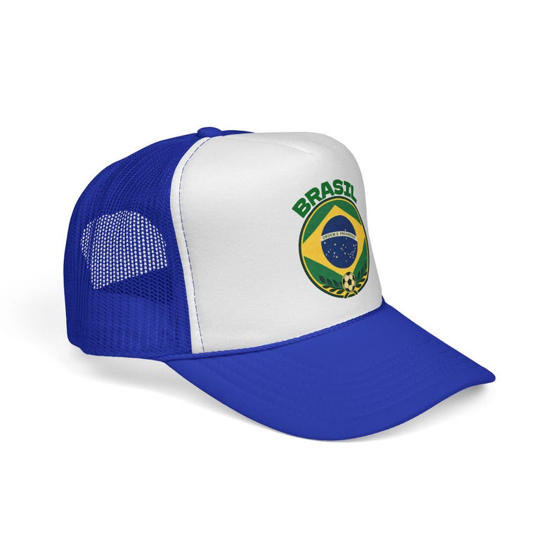 Brasil / Brazil Football Crest Trucker Hat | Fifa World Cup Football Hat | Soccer Champions image 13