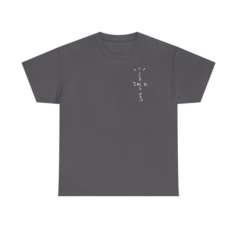 Travis Scott Cactus Jack Graphic Tee, Gildan Heavy Cotton Shirt image 11