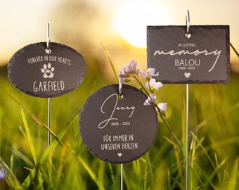 Personalisierter Haustier Gedenkstein, Haustier Erinnerungsgeschenk, Gedenktafel, Hunde-Gedenkstein, Katzen-Gedenkstein, Pet Memorial Stone