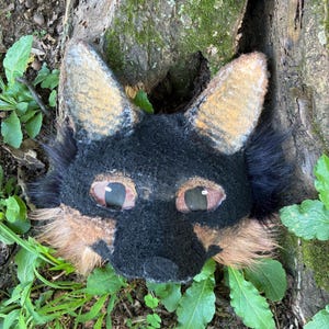 German shepherd therian mask