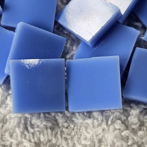 1/2" Hydrangea Blue (See Color Note) Stained Glass Mosaic Tile 50 PC