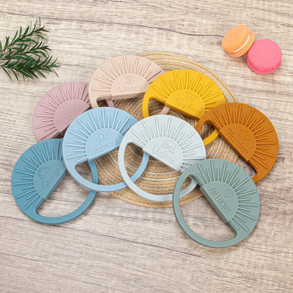 Custom Engraved Silicone Baby Teether Personalized Bpa free Infant Teething Ring Ideal Gift for Baby Showers New Parents Etsy