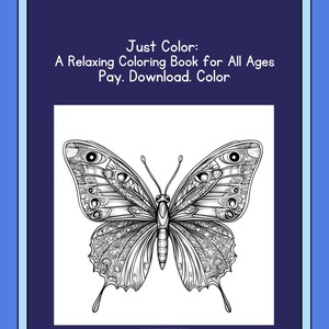 Instant Download Instant Coloring Book Color Your Stress Away With