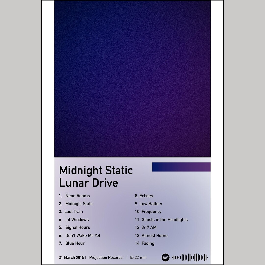 Tracklist Images Custom Album Tracklist Poster – Personalized Music Wall Art – Digital ...