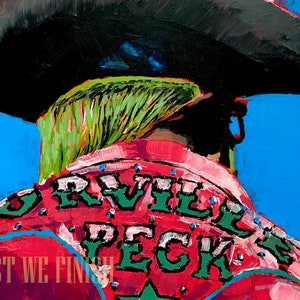 PONYBOY | Orville Peck Acrylic Painting PRINT PREORDER