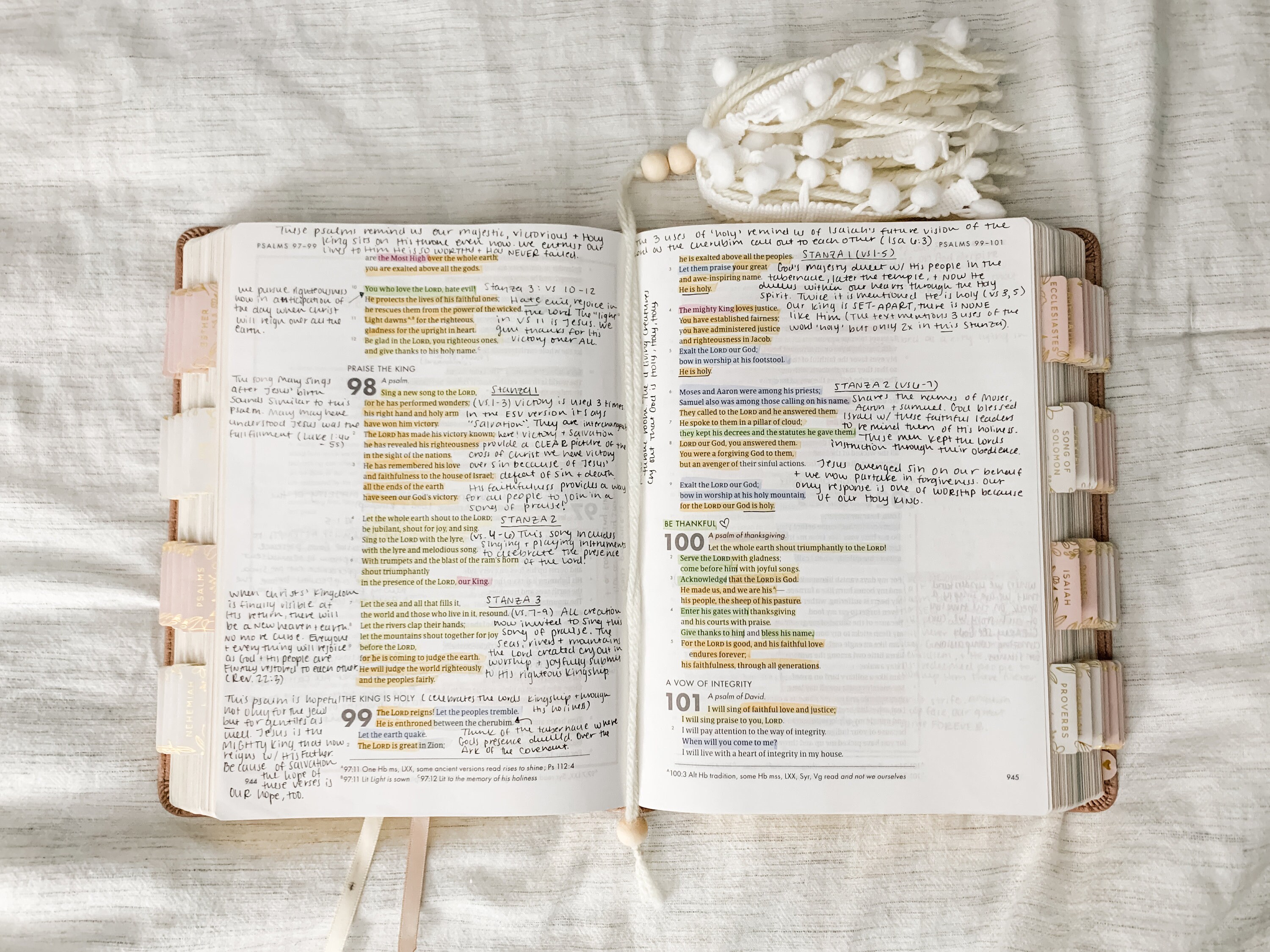 Bible Tassel Adjustable Bookmark Boho Bookmark Book Lover Gift Bible ...