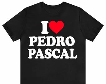 Love Heart Pedro Pascal T-Shirt, Funny LOU Meme Shirt, Pedro Pascal Fan Tee, Gaming Meme Shirt, LOU Merch