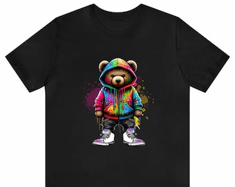 Comfort Colors Teddy Bear T-Shirt: Hip Hop Streetwear Tee