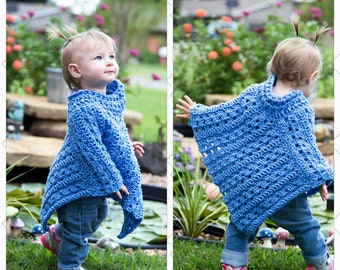PDF Crochet Pattern for Quick and Easy Granny Mandala Poncho | Etsy