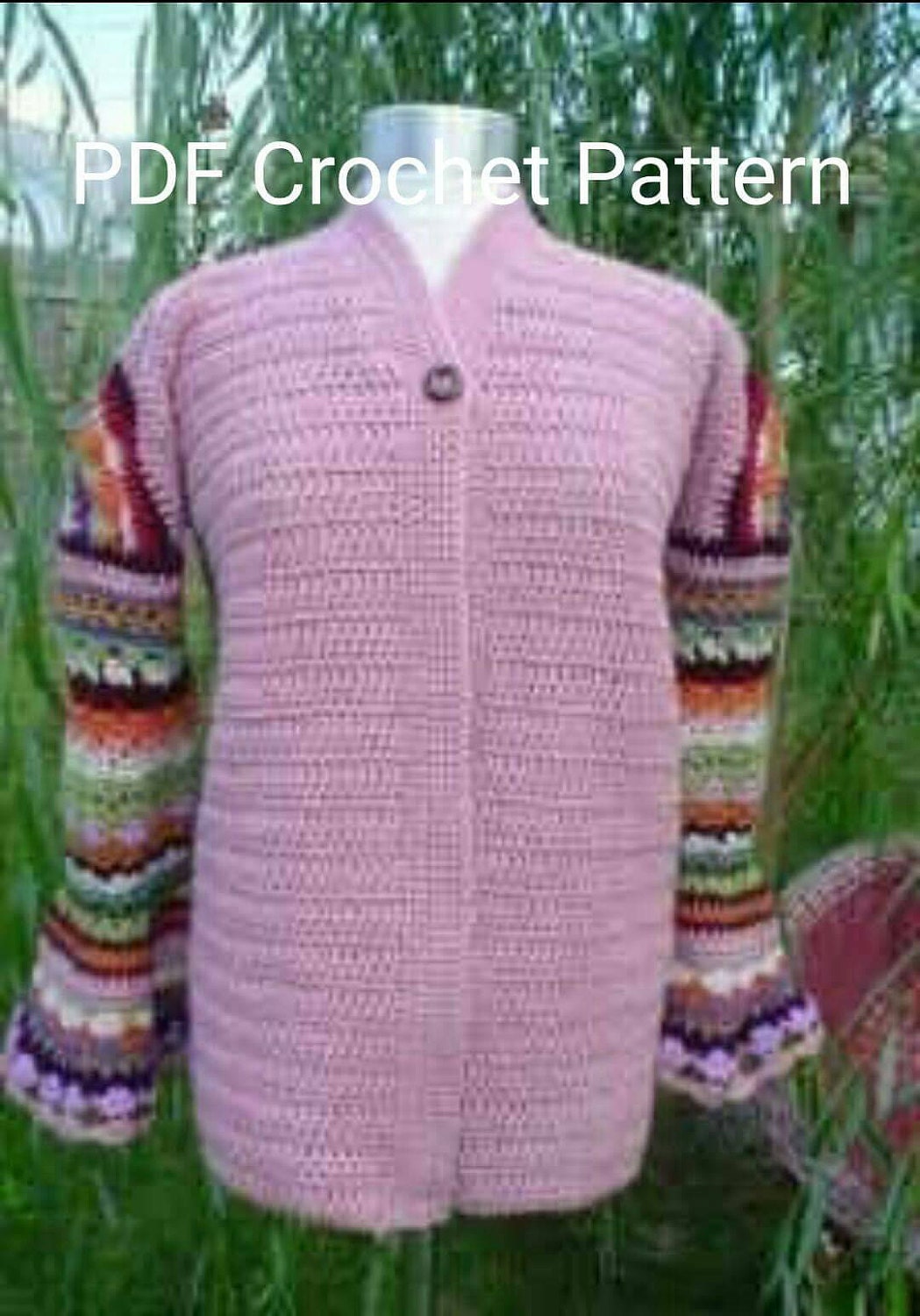 PDF Coat of Many Colors molly Weasley Sweater Crochet Etsy