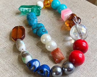 Destash Lot 12 Genuine Stone Handcrafted Beaded Necklace Spiritual Emergence Wholesale Gifts
