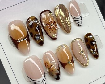 Press on nails Automne Extra
