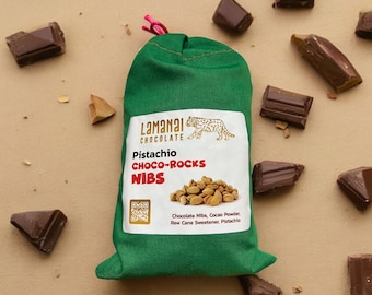 Raw Pistachio Cacao Nibs, Cacao Nibs, Belizean Cacao, Belize Ingredients