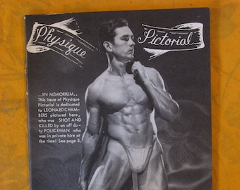 Physique Pictorial Volume 6, Number 2, Summer 1956 (vintage gay muscle magazine)