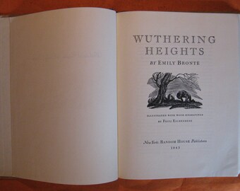 Wuthering Heights by Emily Bronte and Fritz Eichenberg (illustrator)