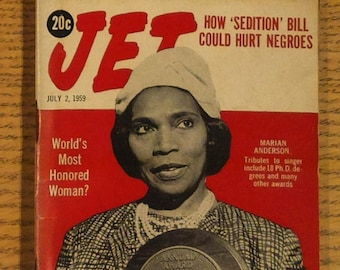 Jet (Magazine, July 2, 1959) · Johnson Publishing · Staple Bound · African American Culture · Civil Rights