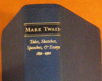 Mark Twain Essays Etsy Mark Twain Collected Tales Sketches Speeches And Essays Library Of America Essay Topics High School also Business Plan Writers Nz Essay Format Example For High School