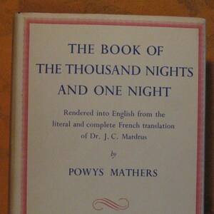 The Book of The Thousand and One Nights (Four Volumes) by Powys Mathers