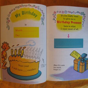 My Book About Me by Me Myself by Dr. Seuss and Roy Mdkie - Etsy