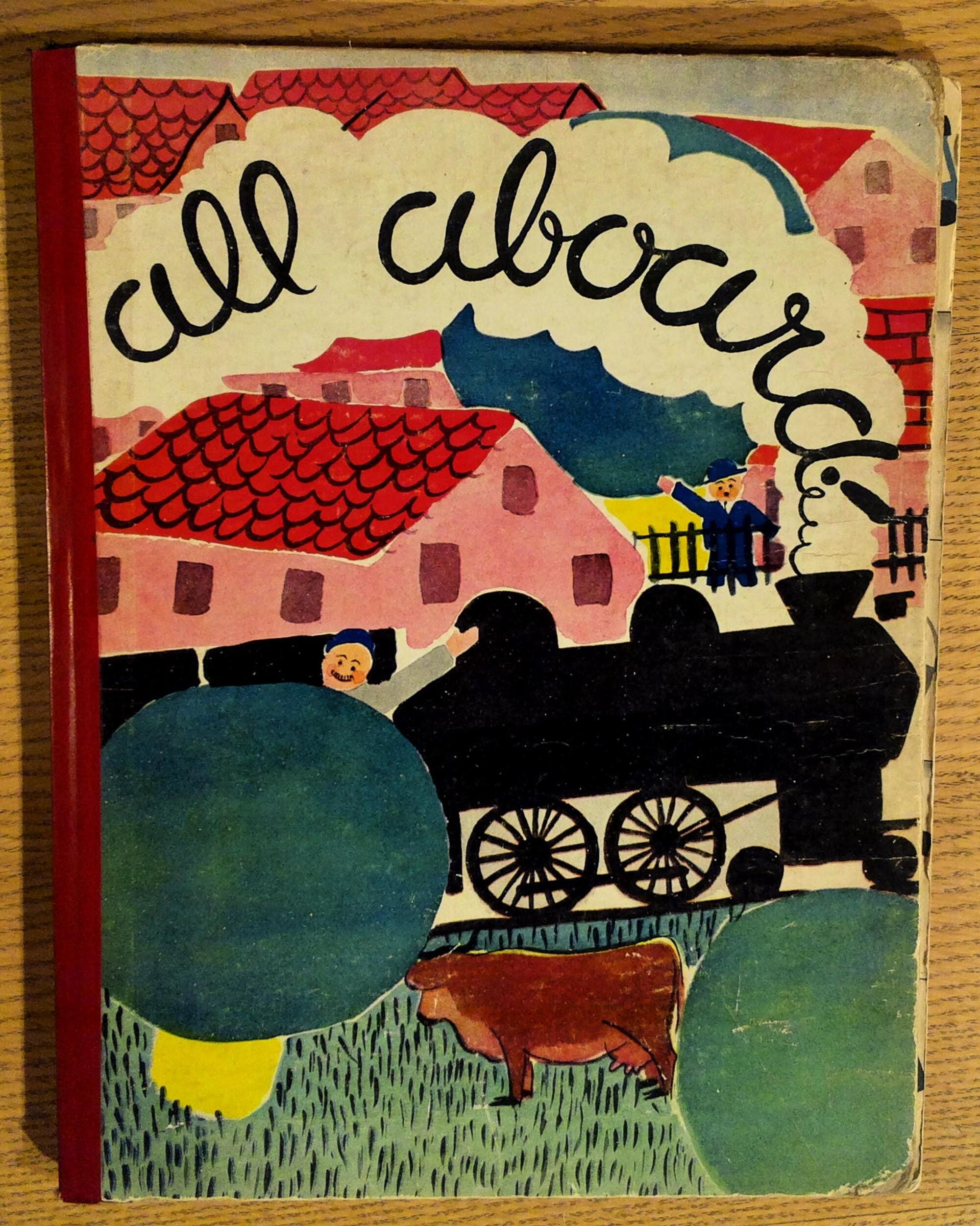 All Aboard!　Roger Duvoisin　ロジャー・デュボアザン Donkey - Donkey（1940年）」Roger Duvoisin（ロジャー・デュボ