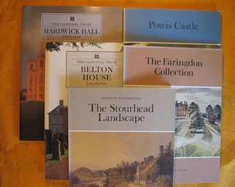 Five National Trust Books on English Architecture and History published by The National Trust, London