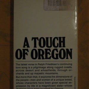 In Search of Western Oregon by Ralph Friedman In Search of Western Oregon by Ralph Friedman