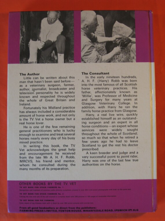 The Tv Vet Horse Book Recognition And Treatment Of Common Horse And Pony Ailments - 