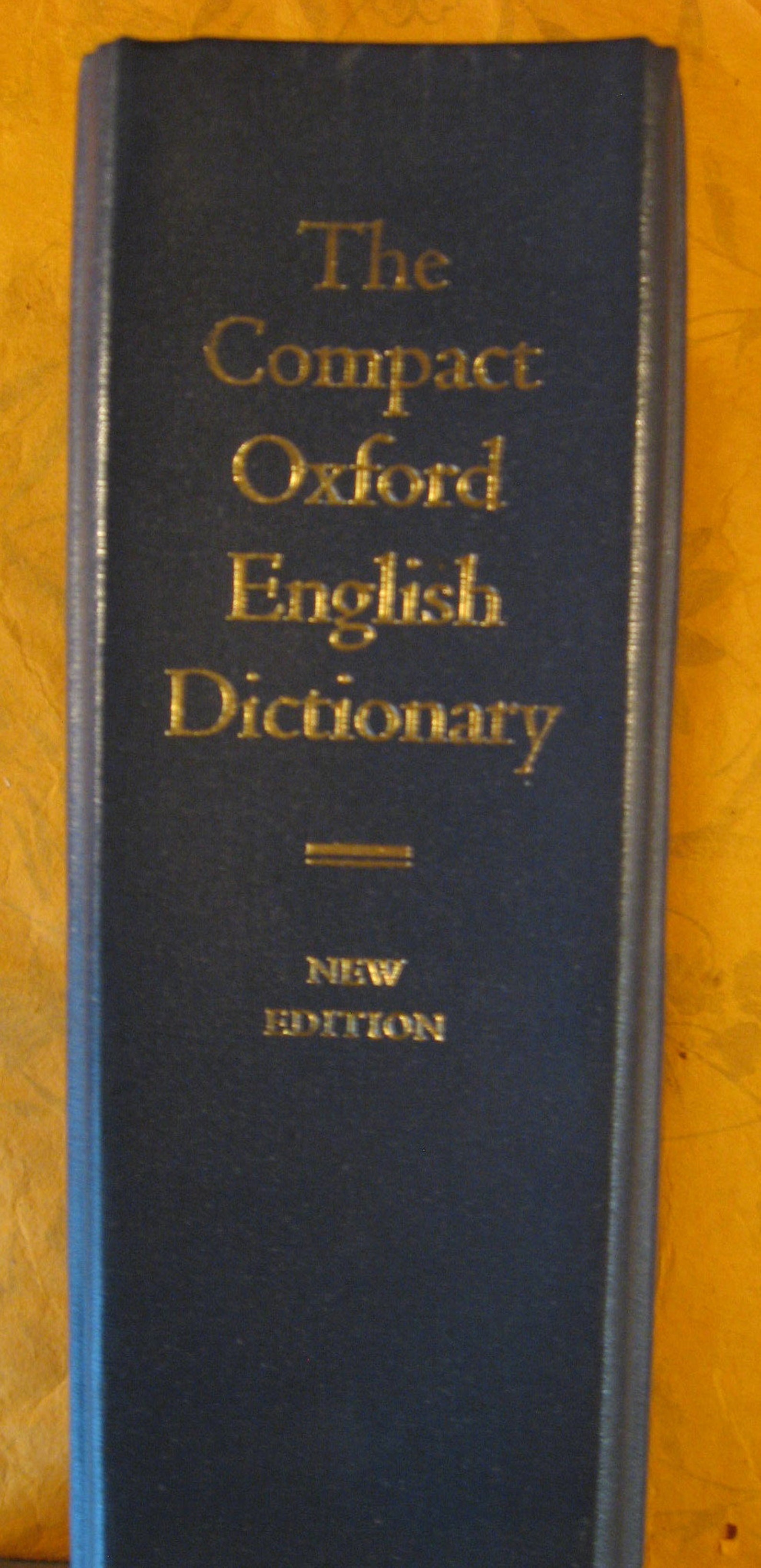 The Compact Edition of The Oxford English Dictionary Complete Etsy