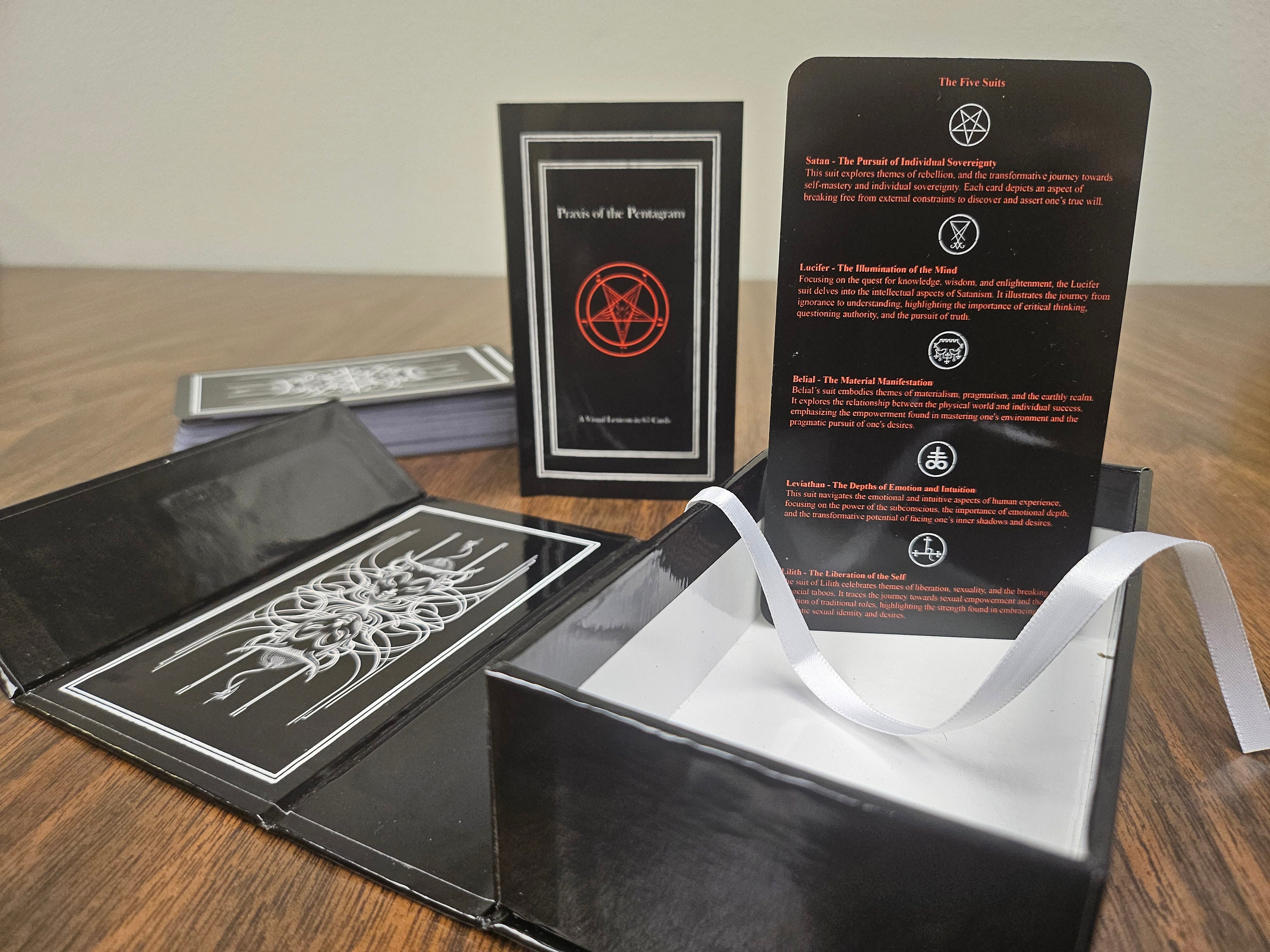 Praxis of the Pentagram, 65 Card Satanic Oracle Deck Plus