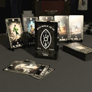 Tarô da I.O.T.A. Baralho, 78 cartas esotéricas para adivinhação e estudo, recurso abrangente de símbolos, edição de alto brilho