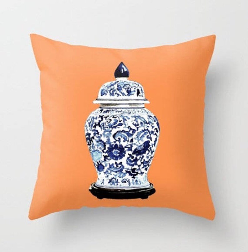 GINGER JAR No. 7 PILLOW 4 sizes 3 colors indoor and Etsy