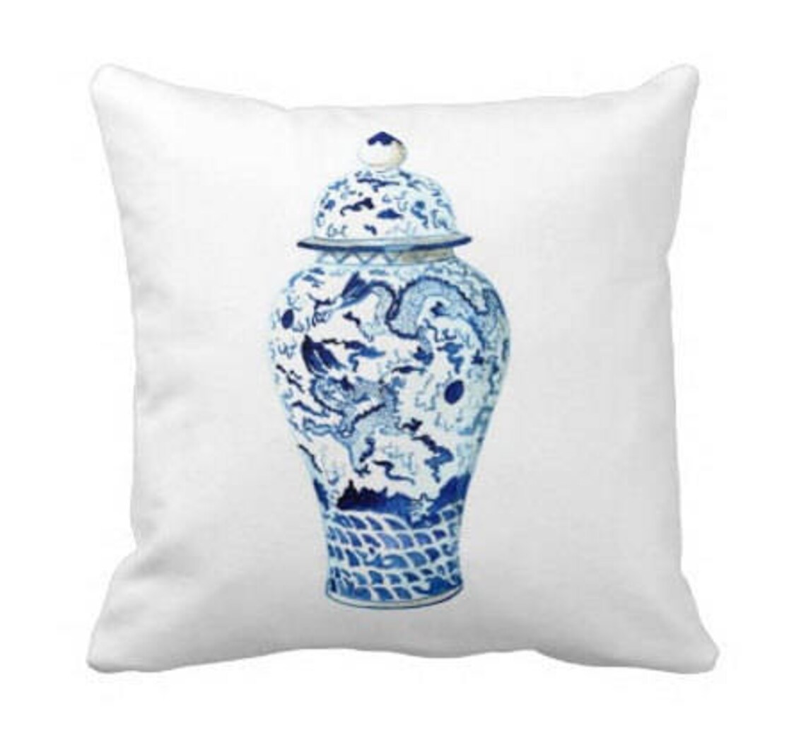 GINGER JAR No. 7 PILLOW 4 sizes 3 colors indoor and Etsy