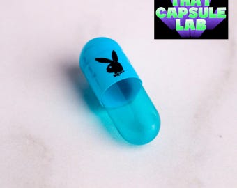 1000 x Empty Gelatin Capsules Size 0 Joined - blue play caps