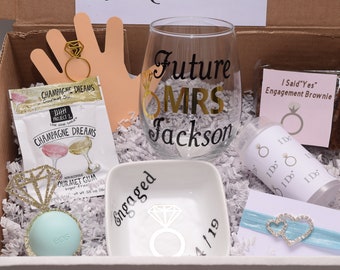 Engagement Gift Box For Best Friend | Engagement Gift Box | Engagement Gift For Her | Engagement Gift Box For Bride | Future MRS Gift Box