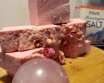 Handgemaakte Himalaya roze zout koudproceszeep