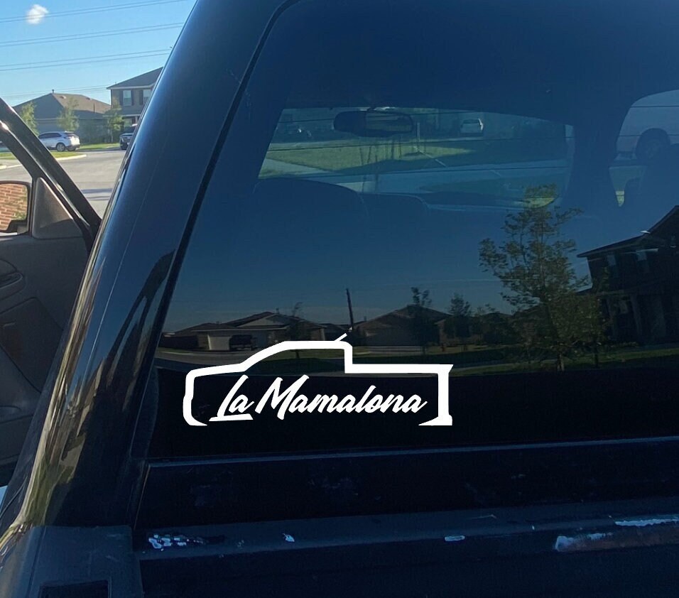 La Mamalona, Spanish Decal, Mexican Decal, Truck Spanish Decal, Spanish