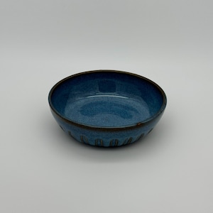 Handmade Blue Ceramic Bowl | Snack Pasta Berry Bowl |  Bowl | Handmade Pottery | Stoneware Bowl | Ceramic Pasta Bowl | Gift