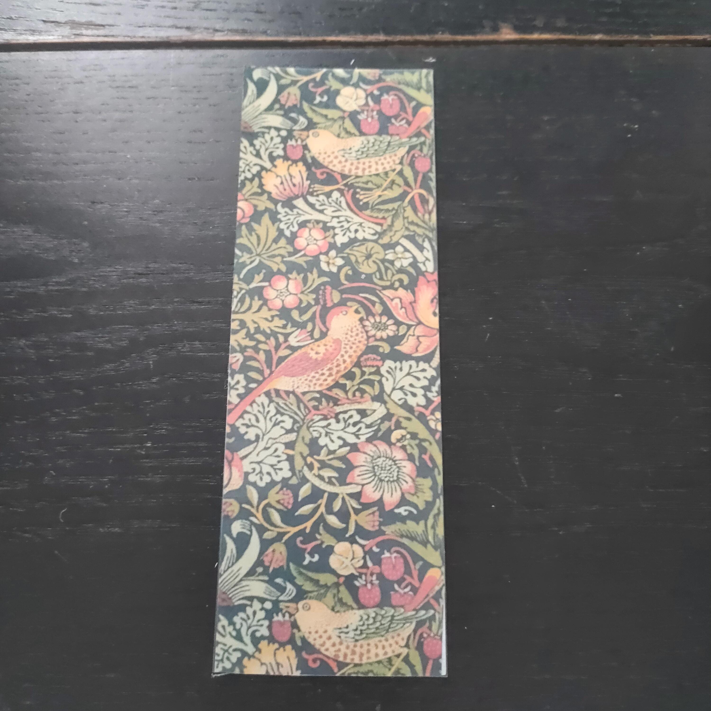 William Morris Strawberry Thief | Art Bookmarks | Painting Bookmarks | Art Gallery Page Keeper