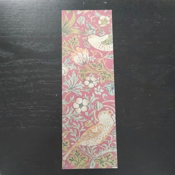 Paperblanks Lesezeichen 'Morris Birds' – William Morris Design, Doppelseitig – Buchzeichen & Sammlerstück
