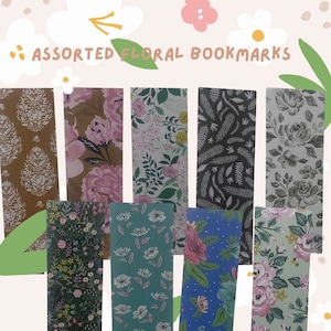 Floral Bookmarks | Assorted Flower bookmark