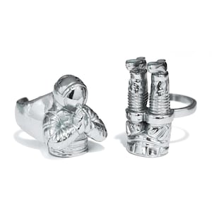 Darkness Devil Rings, Inspired by Chainsaw Man, Anime and Manga Jewelry and Accessories