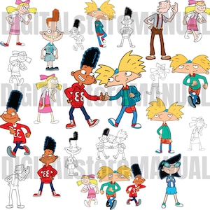 Kit arnold vectorized, digital download, eps, dxf, svg, png, pdf, cricut, vector art for prints and stationery